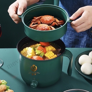 Nồi lẩu điện có xửng hấp-nồi đa năng-ca nấu mì
