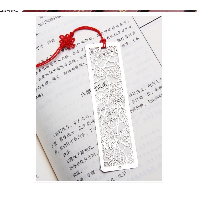 Bookmark kim loại phong cách Trung Hoa cổ