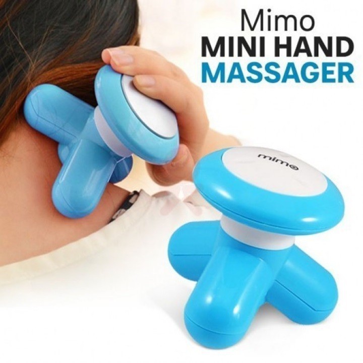 Massage Trị Liệu 4 Miếng Dán Tặng Máy Massage Cầm Tay Mimo