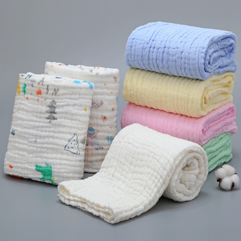 Khăn Tắm Cho Bé, Chăn Đắp 6 Lớp Xô Siêu Mềm, Siêu Thấm, Siêu Thoáng Cho Bé Hàng Cao Cấp KT:105 x105 DD103