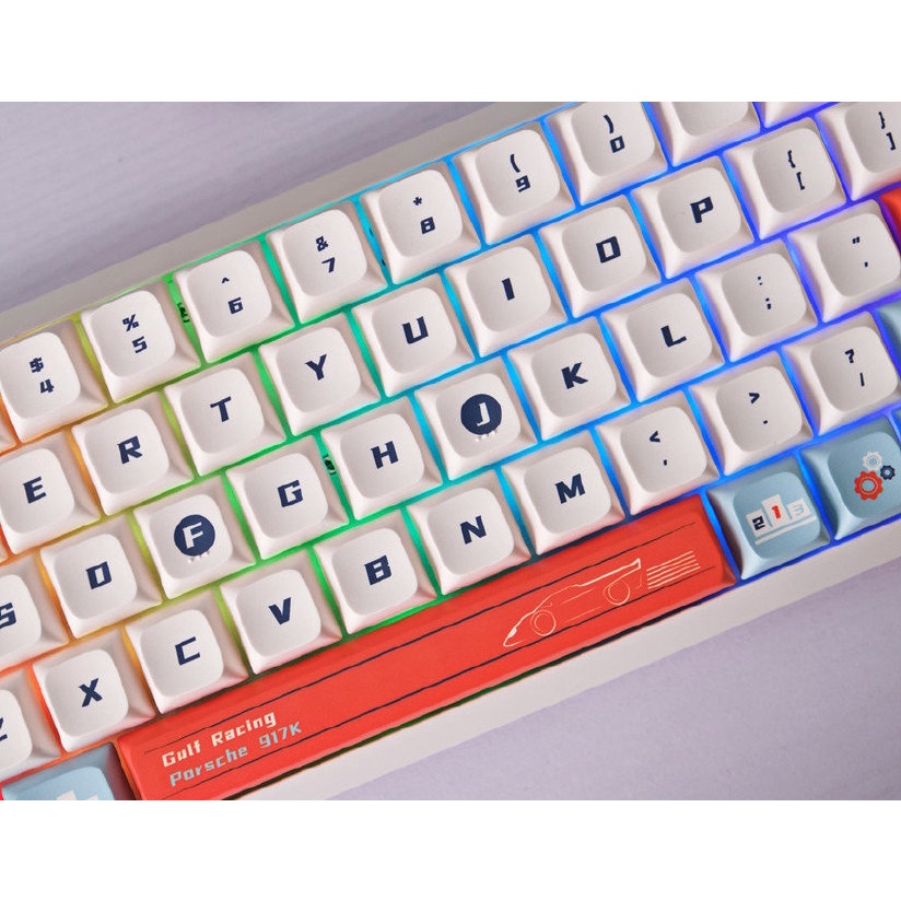 Bàn phím Darmoshark K5 Gulf Racing TTC Wireless 68key, Wireless 2.4GHz