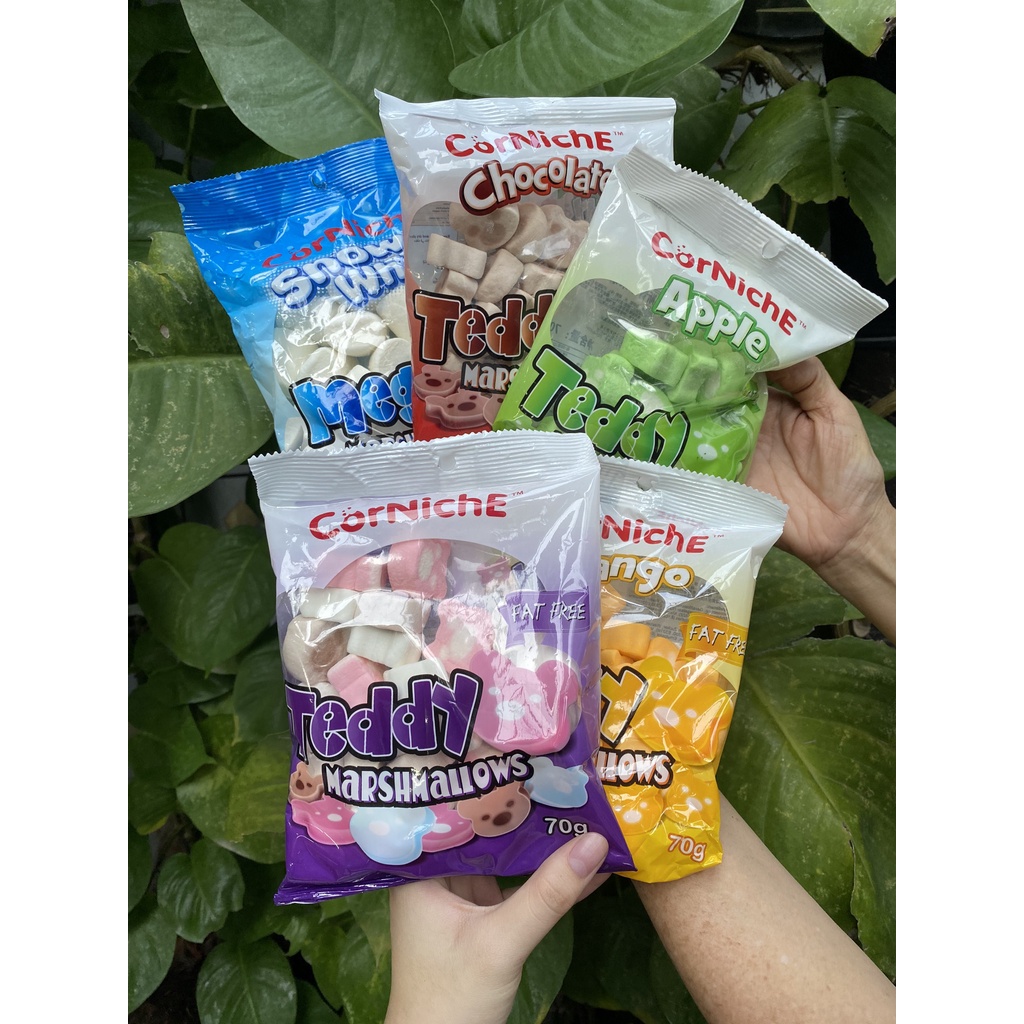 Kẹo Bông Gòn Corniche Mini White Marshmallows (Gói 200g)