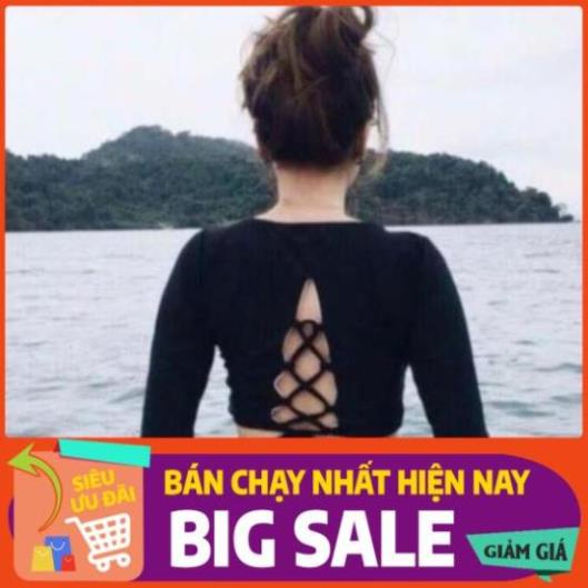 SALE BIG SALE Áo Bơi Nữ Lẻ Tay Dài Crotop (Cam Kết Giá Rẻ Toàn Quốc) Hàng Shop Thiết Kế Chất Đẹp sexy ཾ ' ཾ ་ !