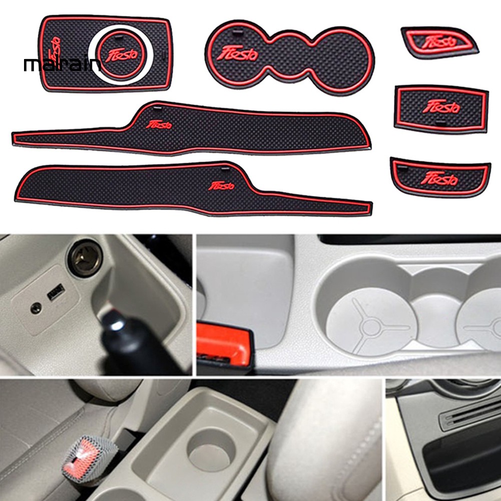 Bộ 7 Miếng Lót Chống Bụi Cho Nội Thất Xe Ford Fiesta 09-14