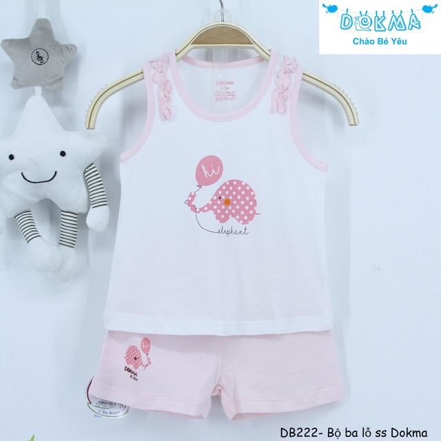 Bộ ba lỗ bé trai, bé gái Dokma DB222