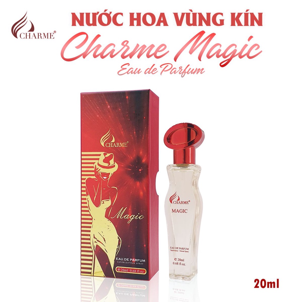 Nước Hoa Vùng Kín Charme Magic 20ml - Màu Đỏ