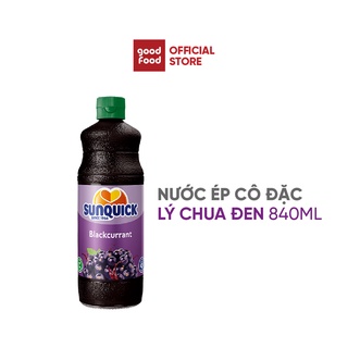 Nước ép trái cây lý chua đen Sunquick BlackCurrant Drink Concentrate 840ml