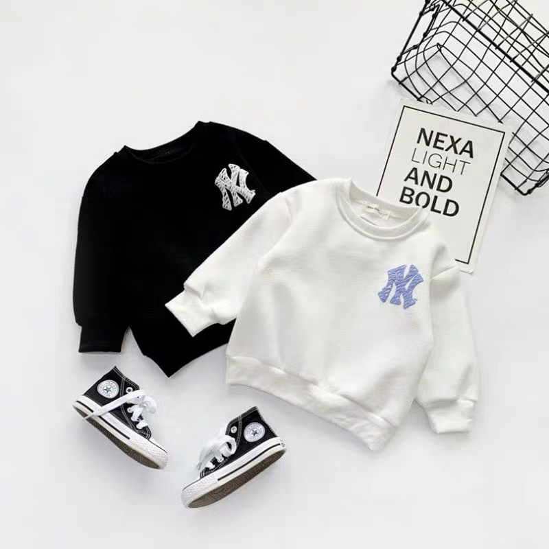 Áo nỉ Mlb Newyour cho bé , áo nỉ dáng rộng cao cấp unisex , Samyy_vn