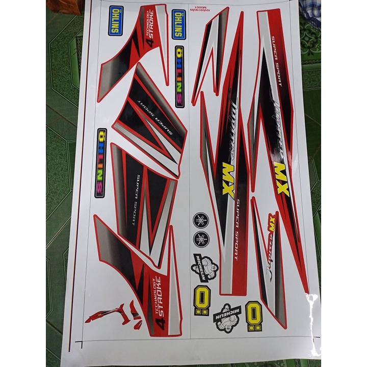 tem rời jupiter mx xe đỏ