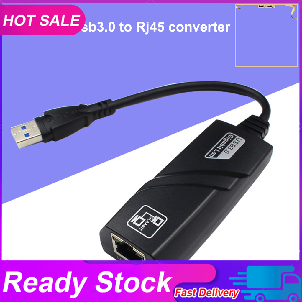 Cáp Chuyển Đổi Usb 3.0 Sang Rj45 Gigabit Ethernet 10 / 100 / 1000mbps