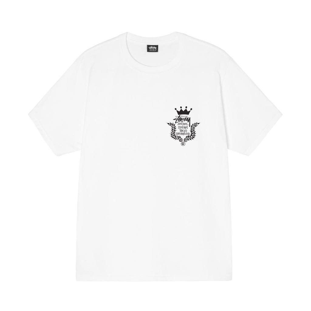 Áo Thun Stussy Crown Wreath 100% CÓ SẴN