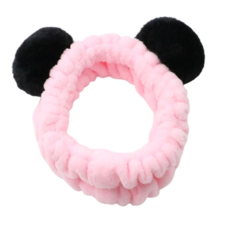 Flgo Băng Đô Vải Lông Xù Xinh Xắn Đáng Yêu Cho Nữ Rửa Mặt / Trang Điểm