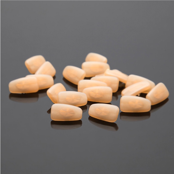 Đệm mũi màu hồng ngọc chân mạ vàng cho nữ (1 cặp)