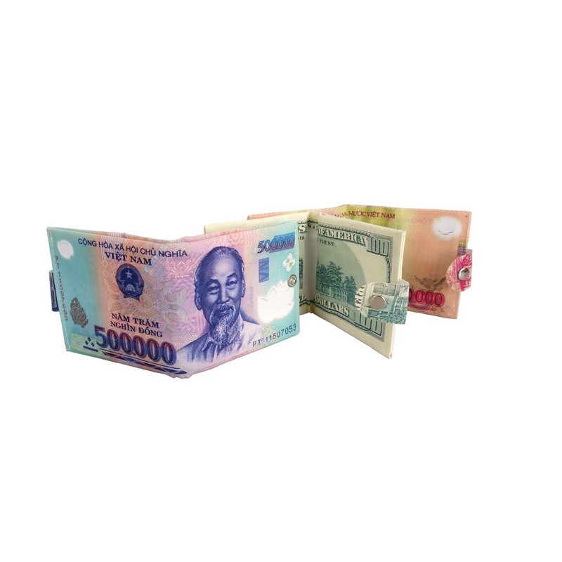 Ví vải da nam nữ