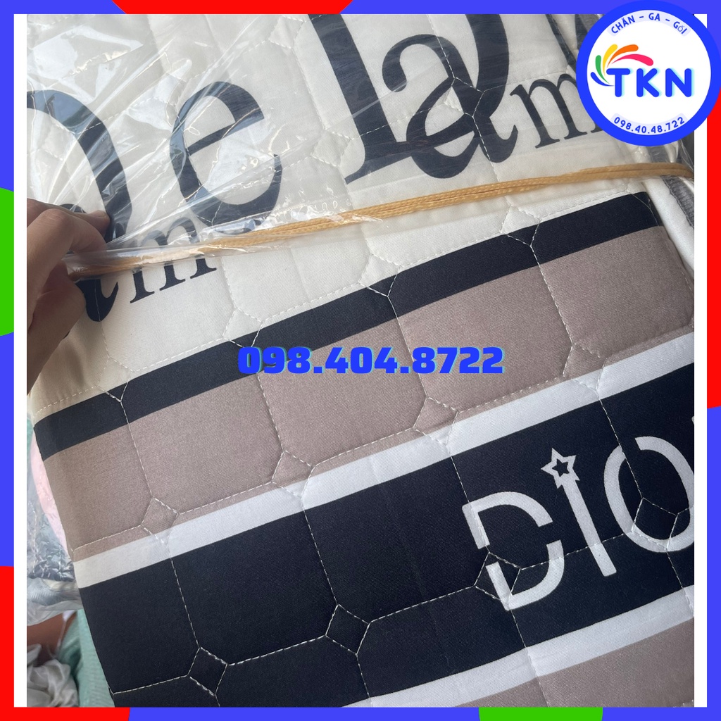 Thảm Cotton Bọc Đệm Mẫu Mới 2022 , Ga Giường Vỏ Gối Cotton Trần Bông 3 Lớp Chống Thấm Tiện Lợi