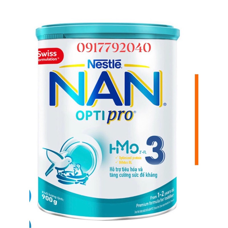 Sữa Nan HMO Optipro 3 900g