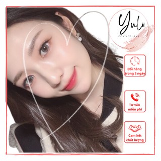 Kính áp tròng 1 ngày màu xám sáng từ 0~8 độ , lens Hàn  cận loạn thị dùng 1 lần đi chơi-chụp kỷ yếu-cô dâu|YULII
