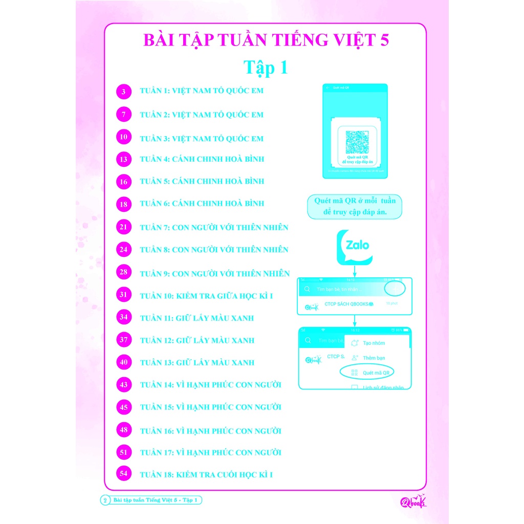 Sách Combo Bài tập tuần Toán và Tiếng Việt Lớp 5 Tập 1  Hải Anh Books