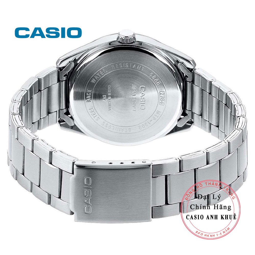 Đồng hồ nam Casio MTP-V002D-7BUDF dây kim loại