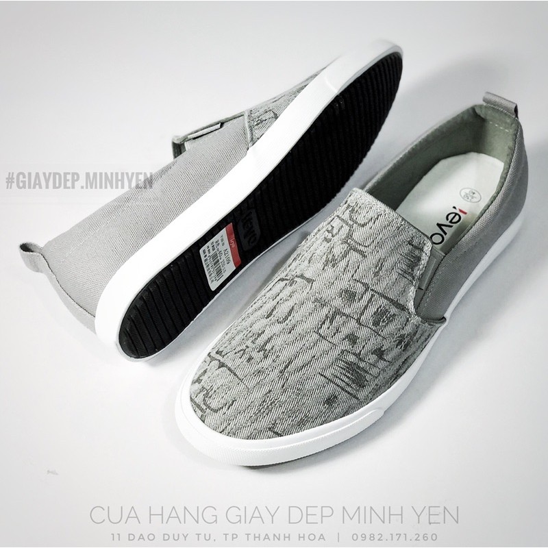 SLIP ON NAM LEYO - GIẦY LƯỜI VẢI NAM ĐẾ MỎNG SO1534