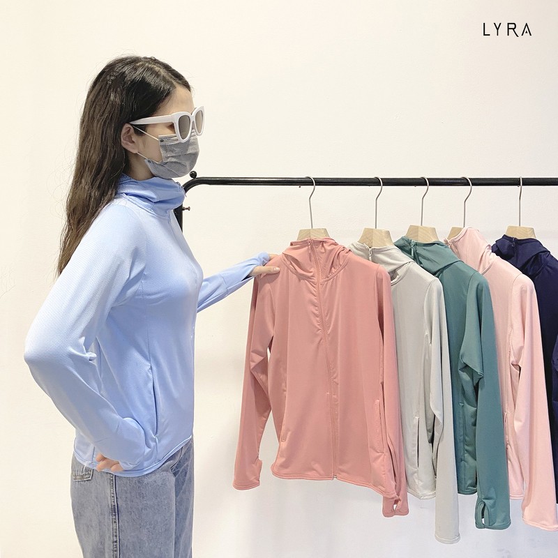 Áo chống nắng dáng ngắn Hidoli thoáng mát chống tia UV - VSYAK0017 | BigBuy360 - bigbuy360.vn