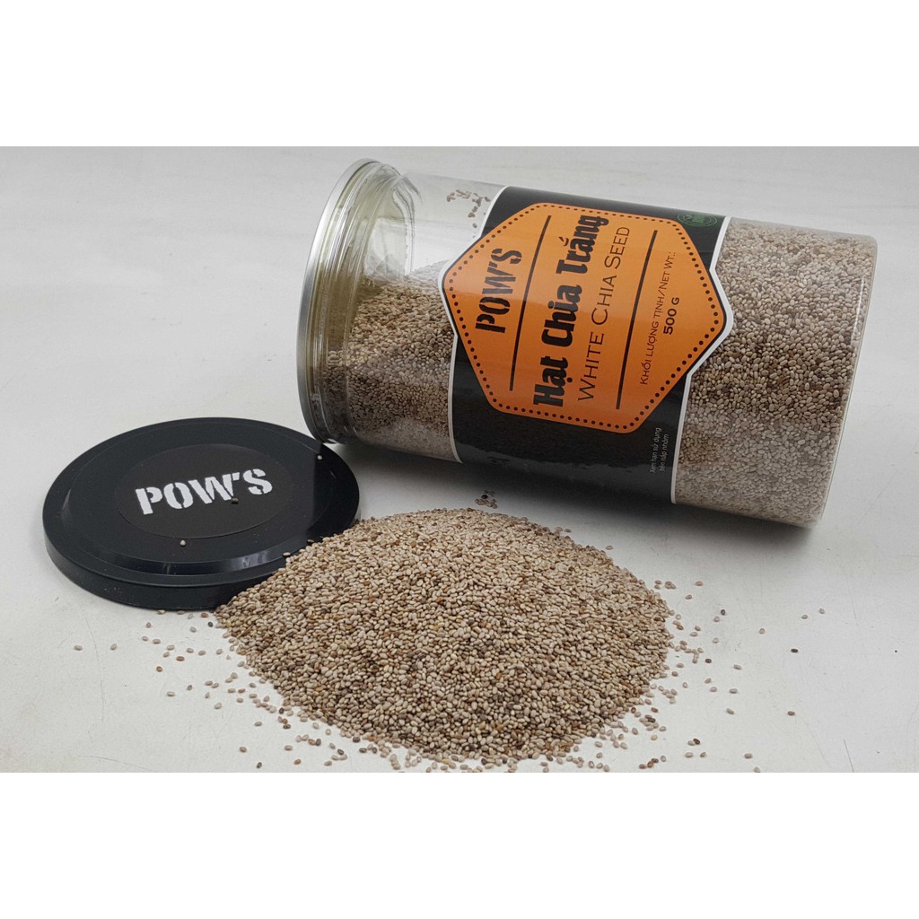[FREESHIP ĐƠN 99K] Hạt chia trắng Pow's 500gr Organic