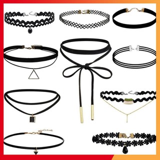 Bộ 12 vòng cổ choker cá tính và thời trang