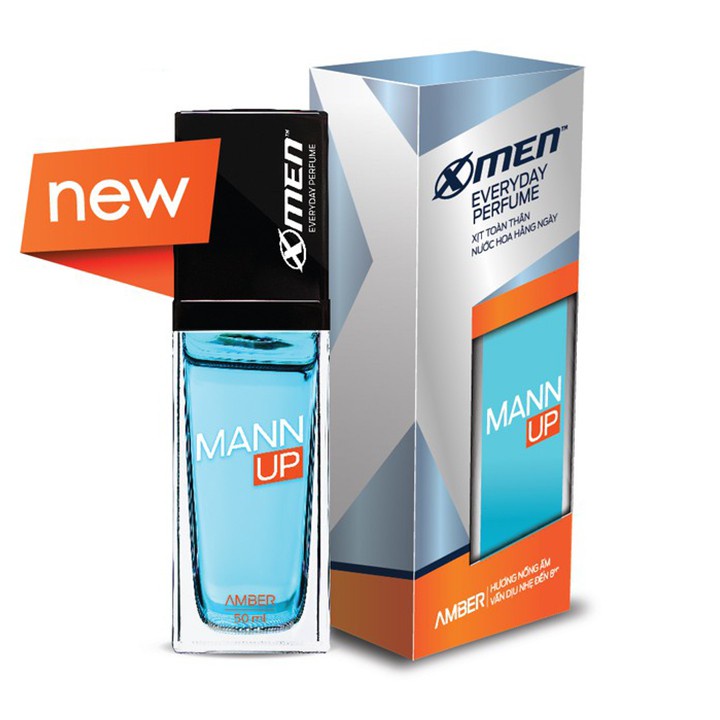 Nhập AFFINS20K [Giảm ngay 20K đơn từ 99K] X-Men Everyday Perfume Mann Up Amber 50ml | BigBuy360 - bigbuy360.vn
