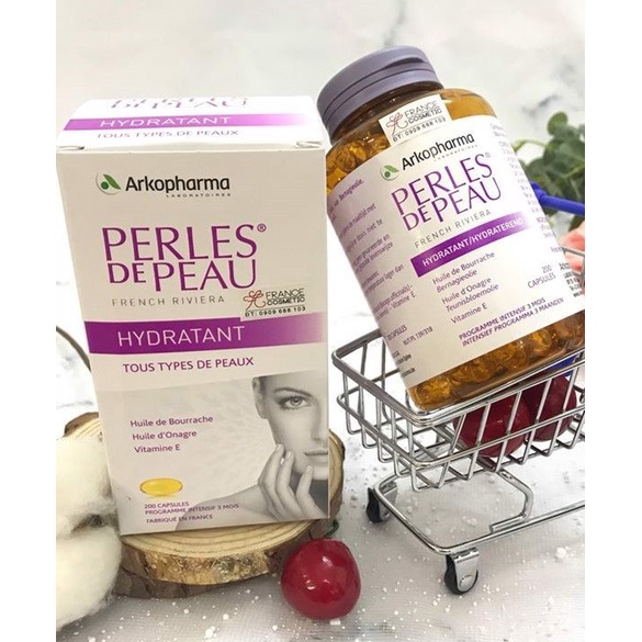 Viên uống đẹp da Perles de Peau - Hàng chuẩn Pháp