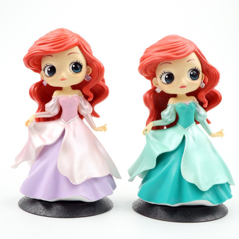 Mô Hình Nhân Vật Công Chúa Xinh Xắn Q Posket apunzel Mermaid Ariel Aurora Briar Rose Maleficent