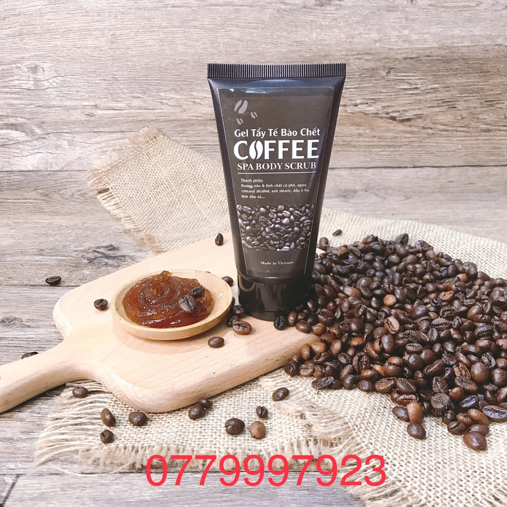 Tẩy da chết body FREESHIP Tẩy tế bào chết toàn thân Organic coffee