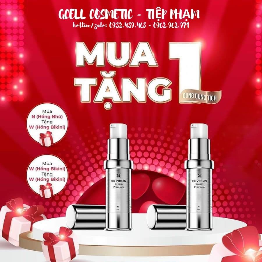 Kem làm hồng Nhũ hoa và Bikini XXVIRGIN GCELL