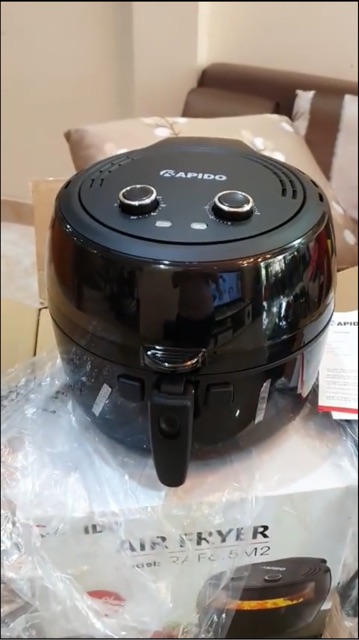 Nồi chiên không dầu Rapido RAF6.5M2 1800W 6.5Lít kèm quà tặng  hàng có sẵn