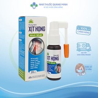 Dung dịch xịt họng Nhất Nhất 20ml