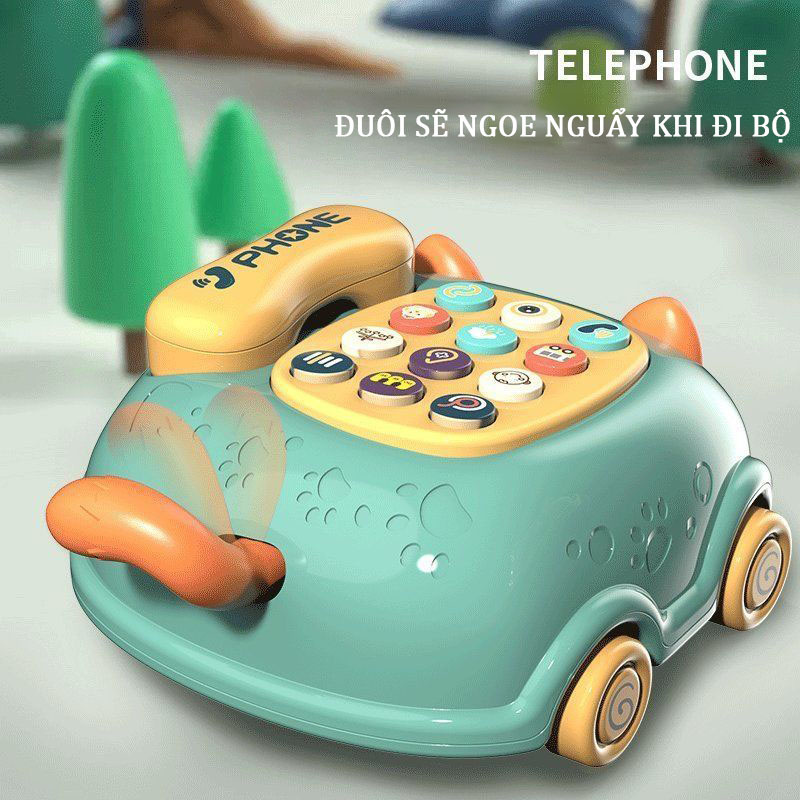 Điện thoại đồ chơi có nhạc, điện thoại ô tô đồ chơi trẻ em