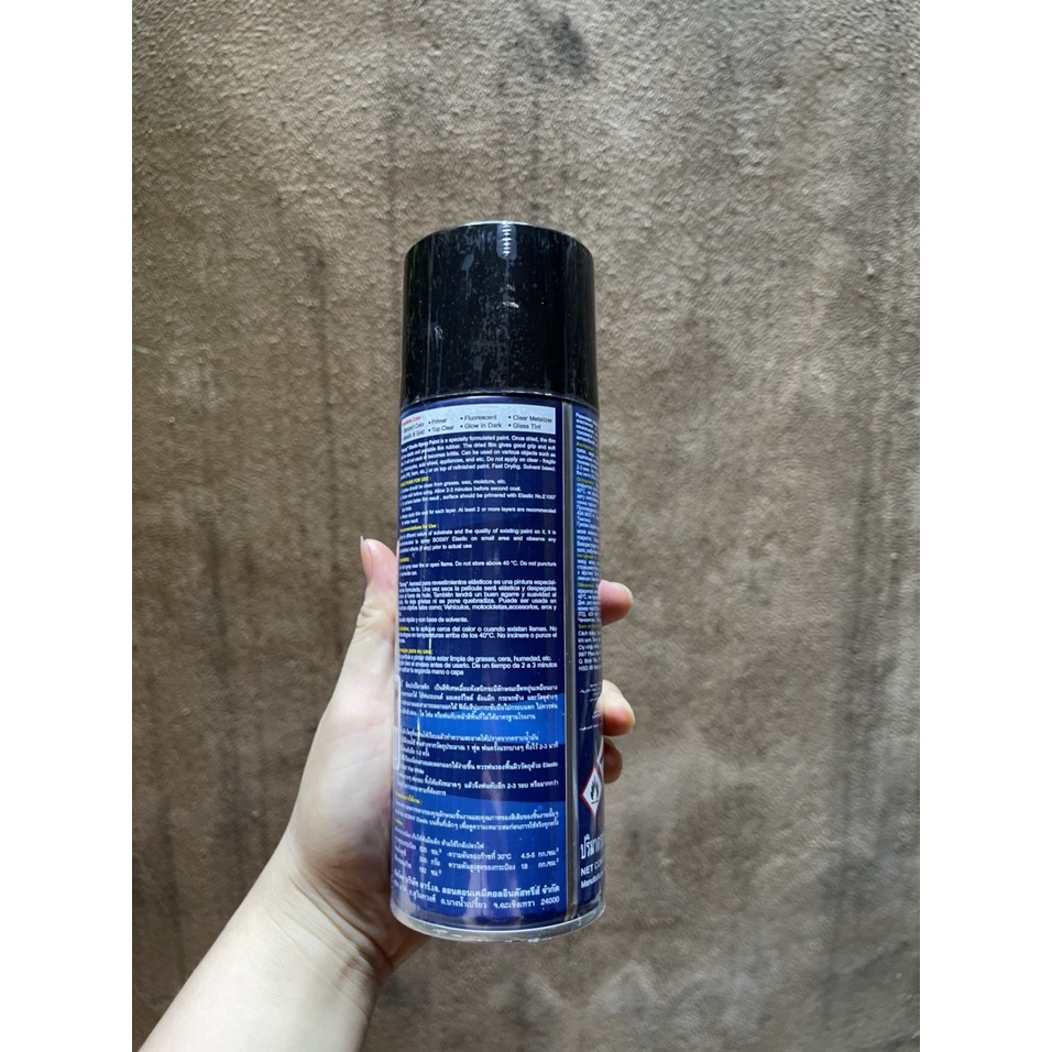 Sơn lột thay màu sơn Bosny Elastic Dip Spray màu đen (giữ nguyên lớp sơn cũ)