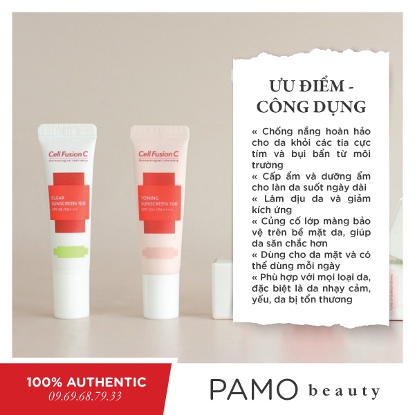 Kem chống nắng CELL FUSION C 10ml | BigBuy360 - bigbuy360.vn