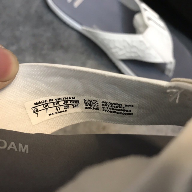 Dép kẹp Adidas cloudfoam hàng xịn FULLBOX - THẺ BẢO HÀNH- SP ĐƯỢC BẢO HÀNH