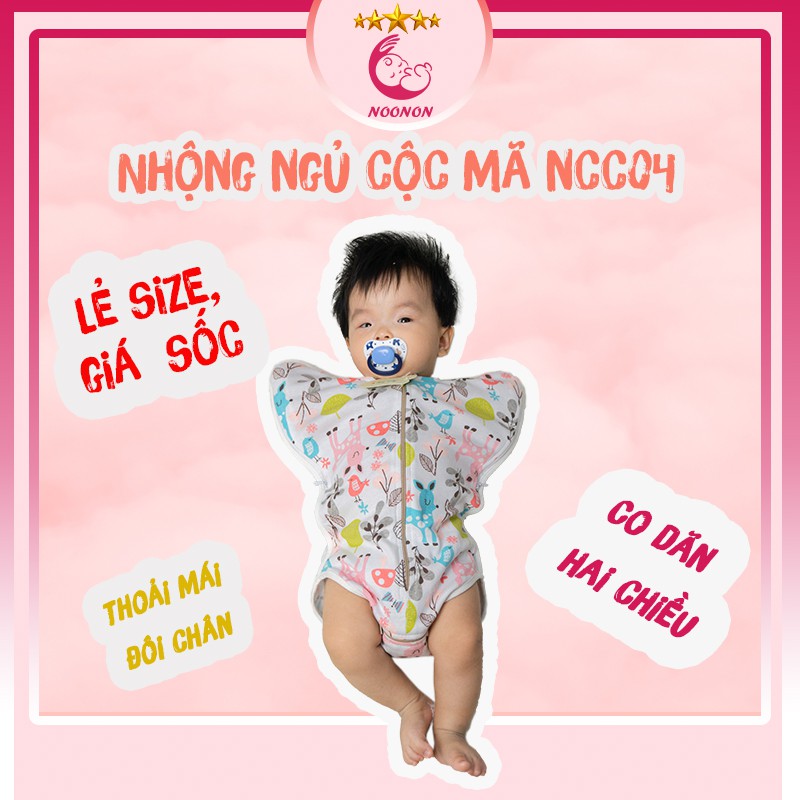 Quấn Nhộng Chũn 𝑭𝑹𝑬𝑬𝑺𝑯𝑰𝑷 Nhộng Chũn Cộc NOONON Chũn Giúp Bé Ngủ Ngon – NCC04