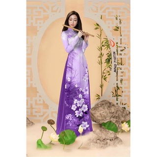 vải áo dài phong cảnh