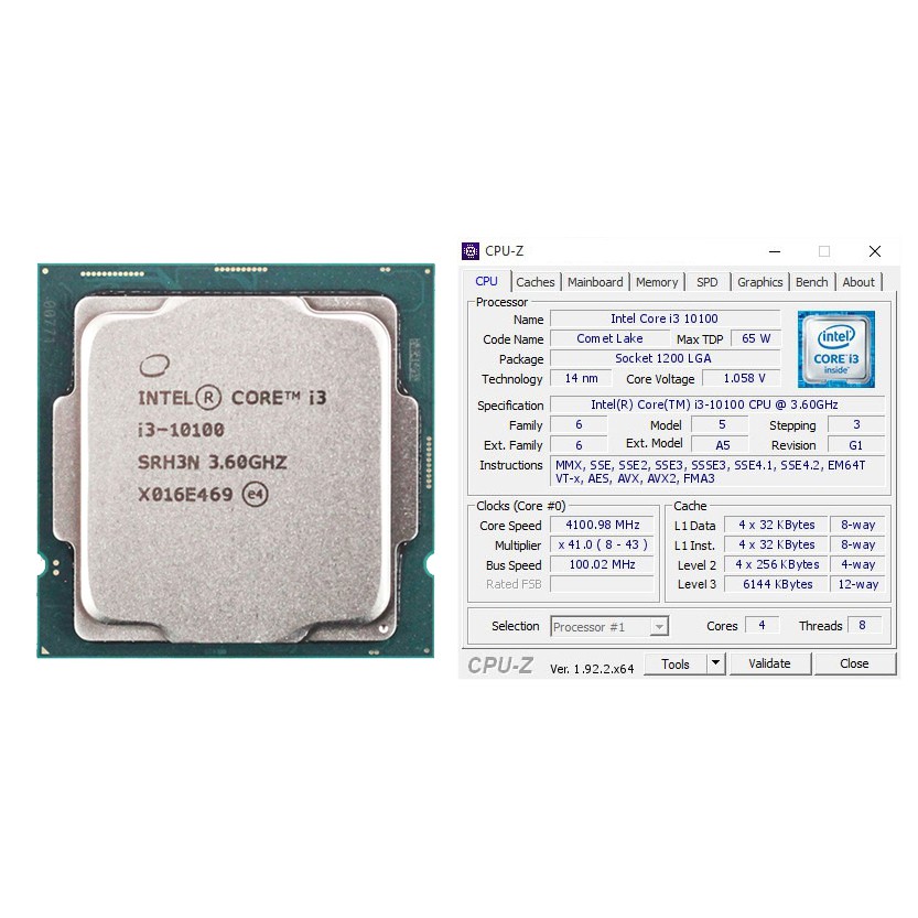 Máy Bộ Văn Phòng H410 I3 10100/Ram 8GB/SSD M2 128GB | BigBuy360 - bigbuy360.vn