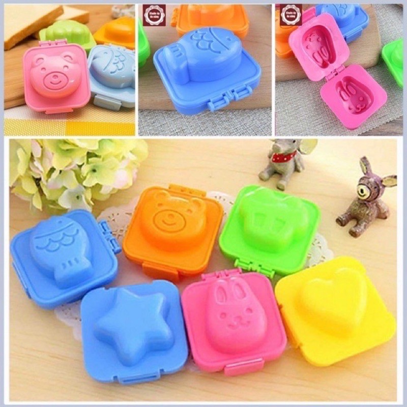 Bộ 6 khuôn bento làm bánh / khuôn cơm cho bé