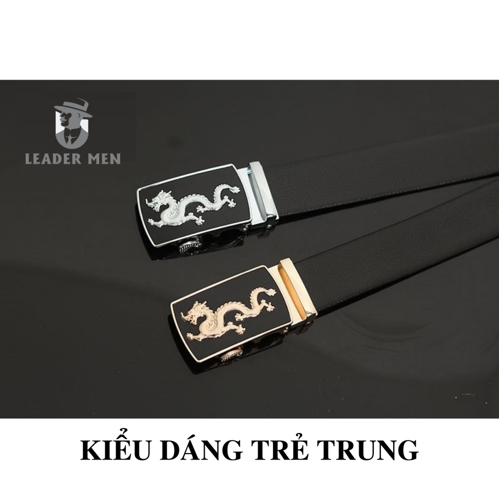 Dây Thắt Lưng Nam LMEN-04 Chất Liệu Da Cao Cấp Khóa Tự Động - Dây Nịt Da Nam Thời Trang Kiểu Dáng Sang Trọng - LeaderMen
