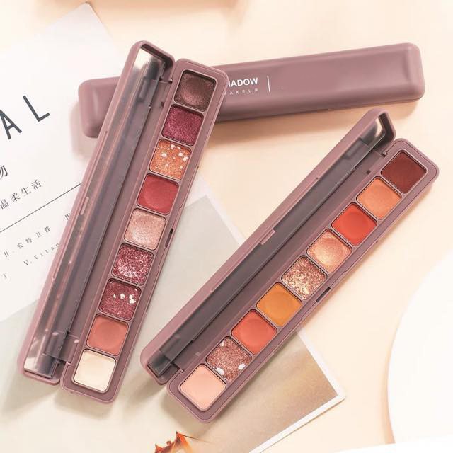Bảng Phấn Mắt Nhũ 9 Ô Màu Beauty Color nội địa Trung