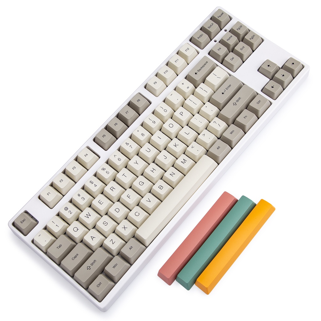PBT Keycaps 133 Phím Cấu hình OEM Bộ keycap phủ mờ dày dành cho Bàn phím cơ Cherry MX Gateron Kailh Switch