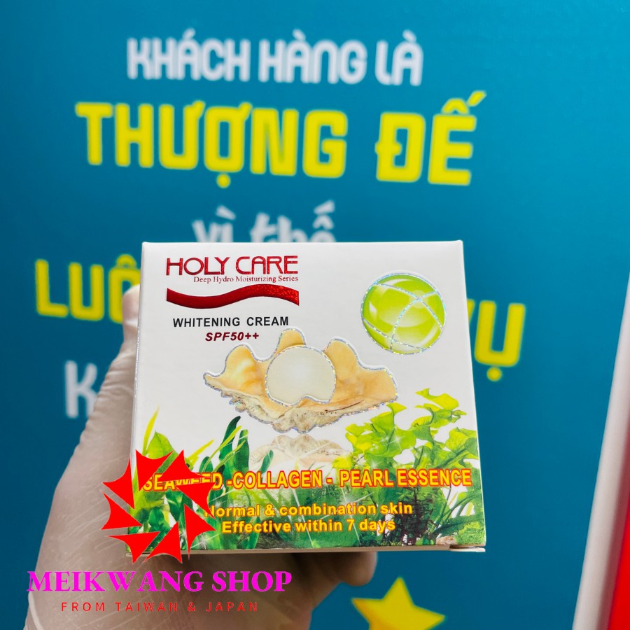 KEM HOLY CARE NGỌC TRAI - RONG BIỂN 15G - XOÁ THÂM - NÁM - TÀN NHANG