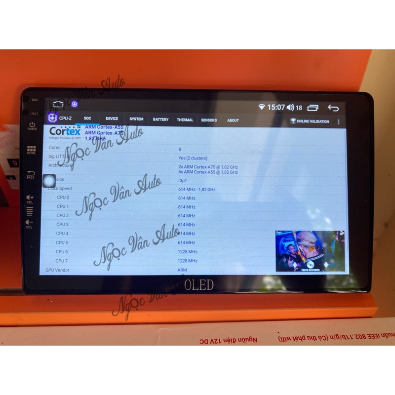 Màn hình android OLED C8 New - OLEDPRO X4 - Ram 4GB - Rom 32gb - 8 Core