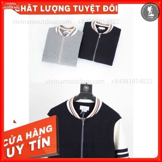 THOM BROWN Áo khoác nam cổ sọc hiệu Thom Browne [Chính hãng]