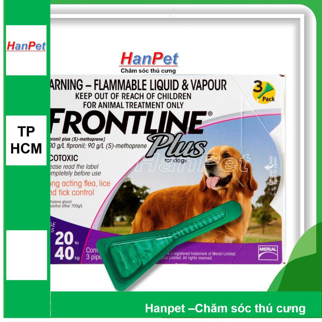 HCM-nhỏ gáy trị ve rận FRONTLINE FLUS Nhập từ Pháp (chó lớn 20 - 40kg) hanpet 116