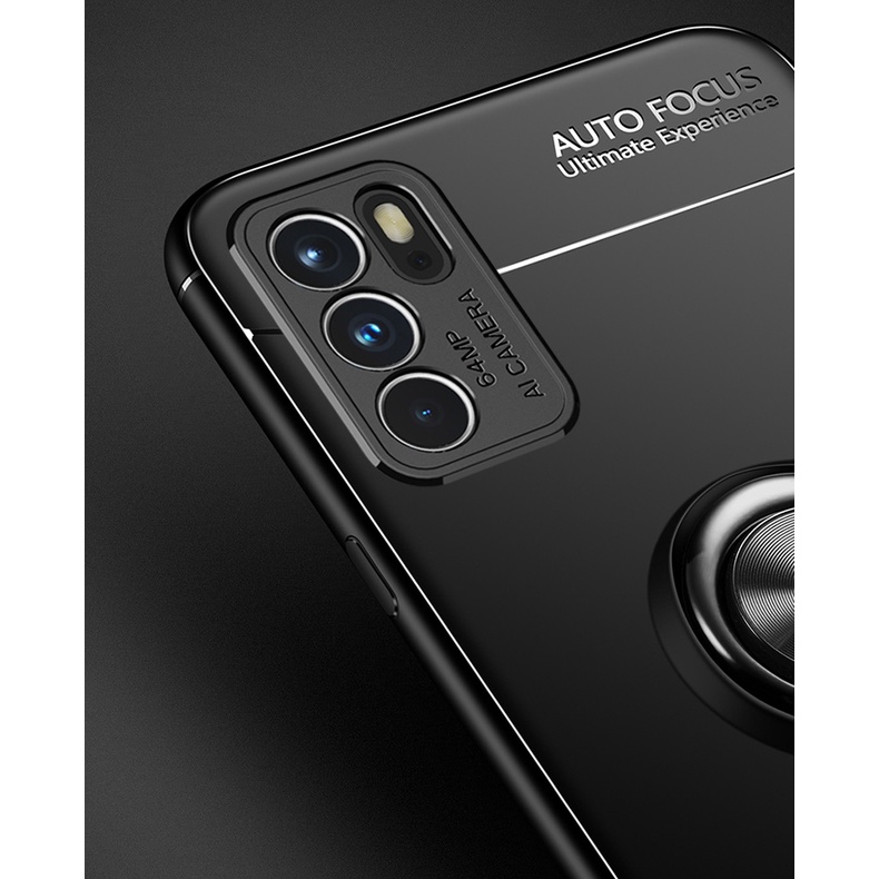 Ốp Lưng Auto Focus OPPO RENO 6 5G, 6Z 5G Cao Su Bracket Iring